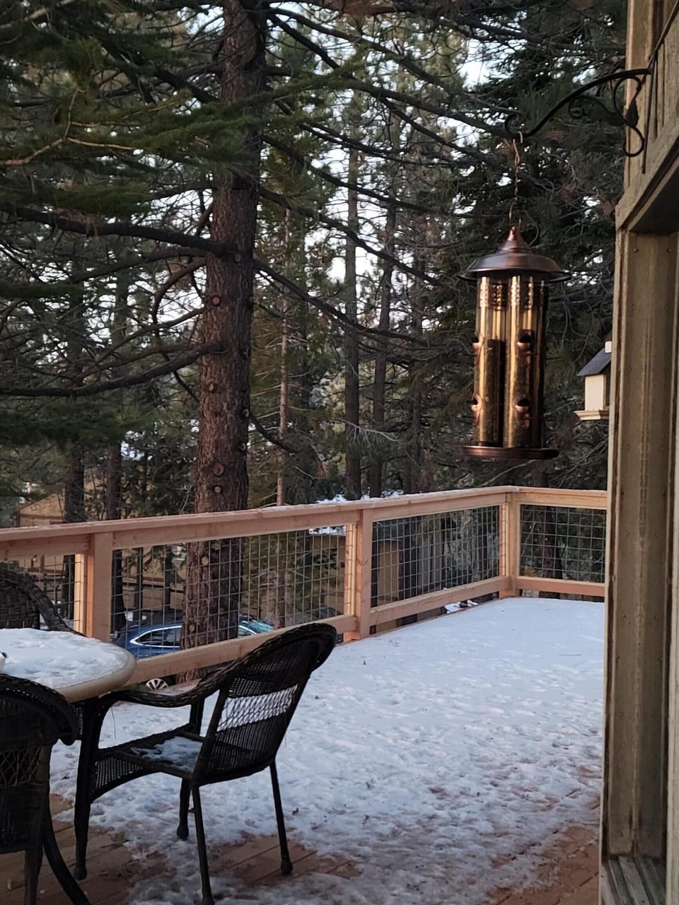 View from deck