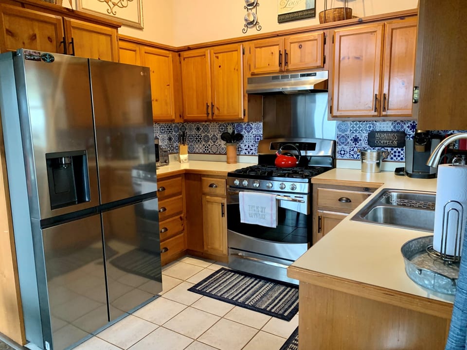 Fully stocked kitchen with everything you need
