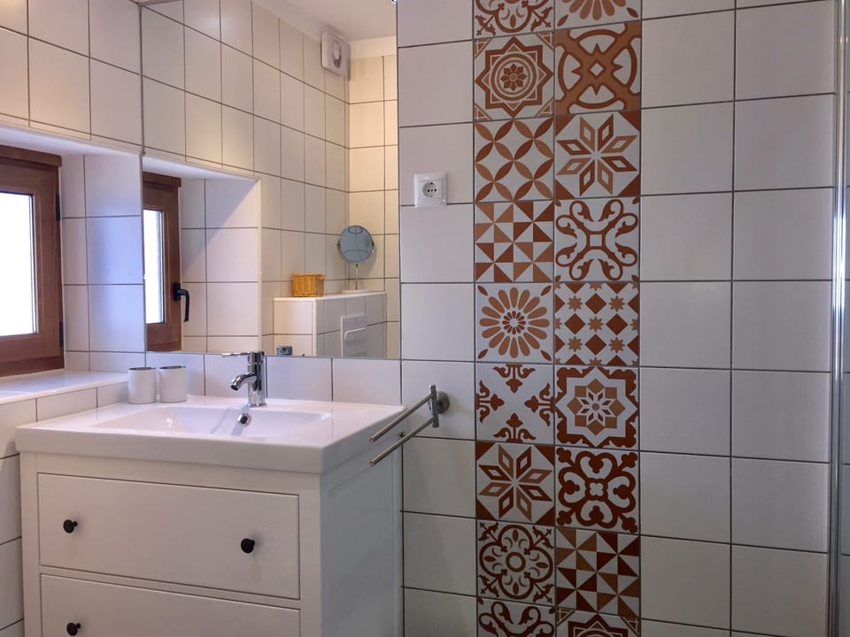 One of three bathrooma