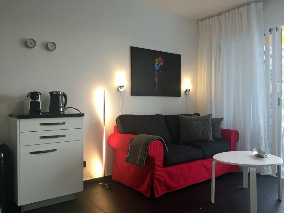 Living room and Coffee Bar