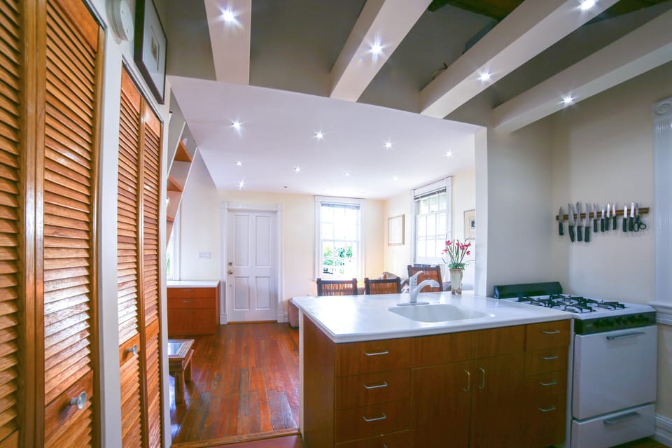 Cigar House Full Kitchen and Living Room