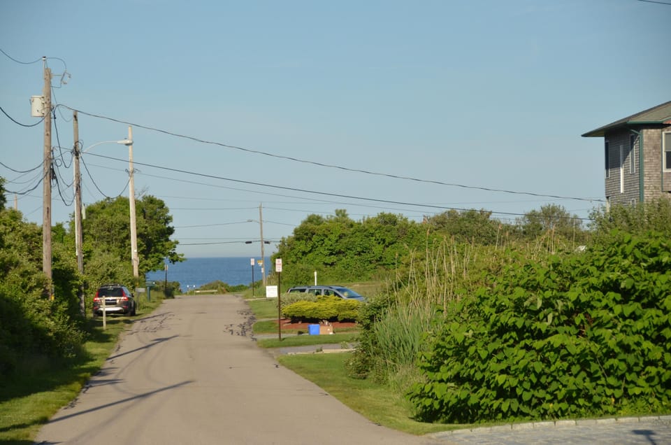 Ocean about 650 feet at end of street. Great walking areas near ocean 









