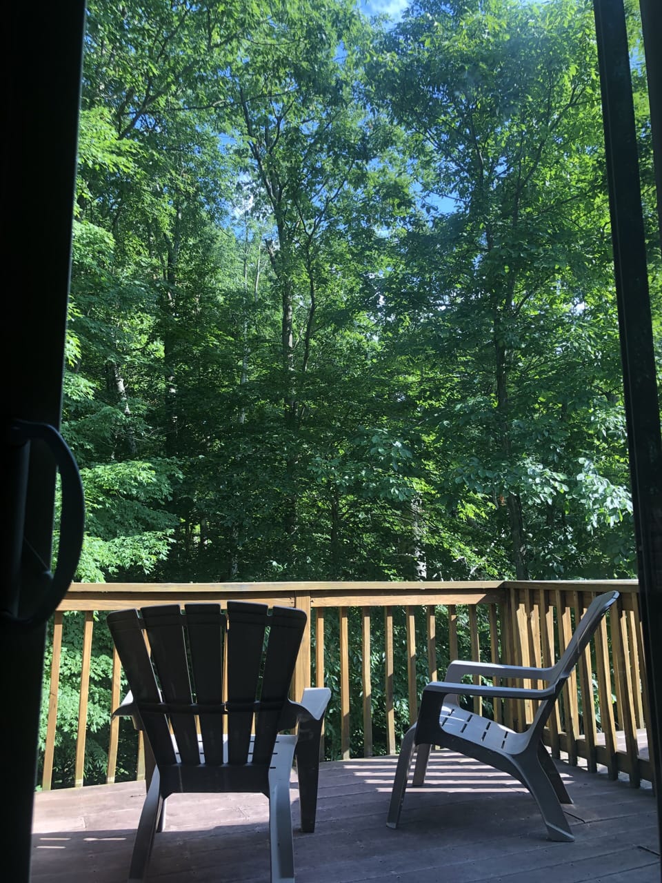 Private balcony off master suite