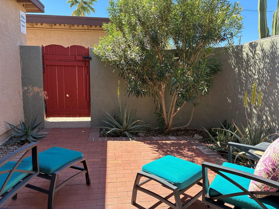Back patio.
