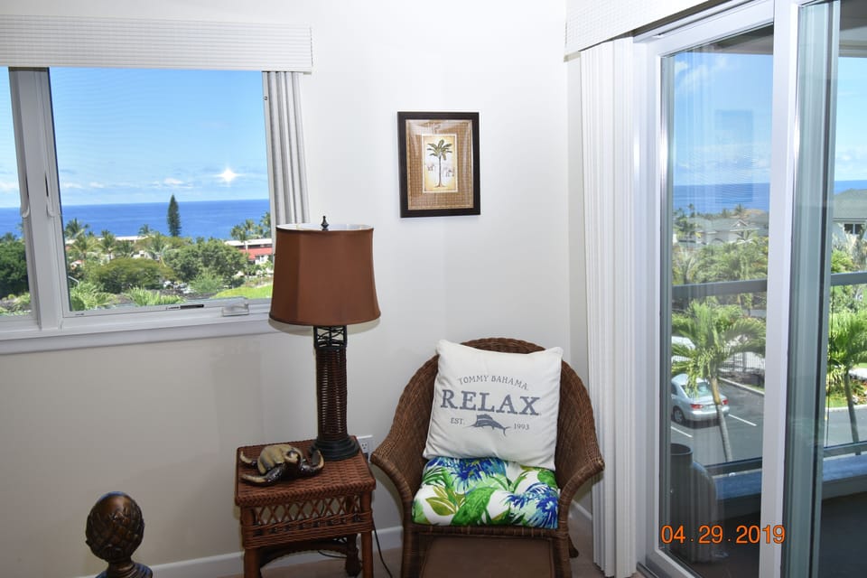 Master bedroom sitting area