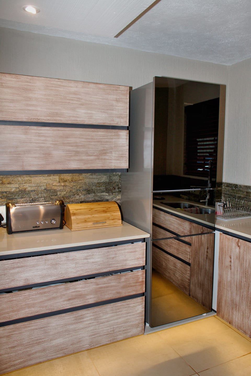 Family House | Private kitchen | Fridge, microwave, oven, stovetop