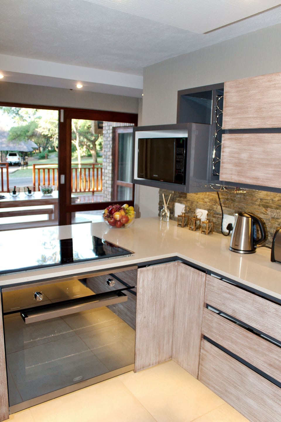 Family House | Private kitchen | Fridge, microwave, oven, stovetop