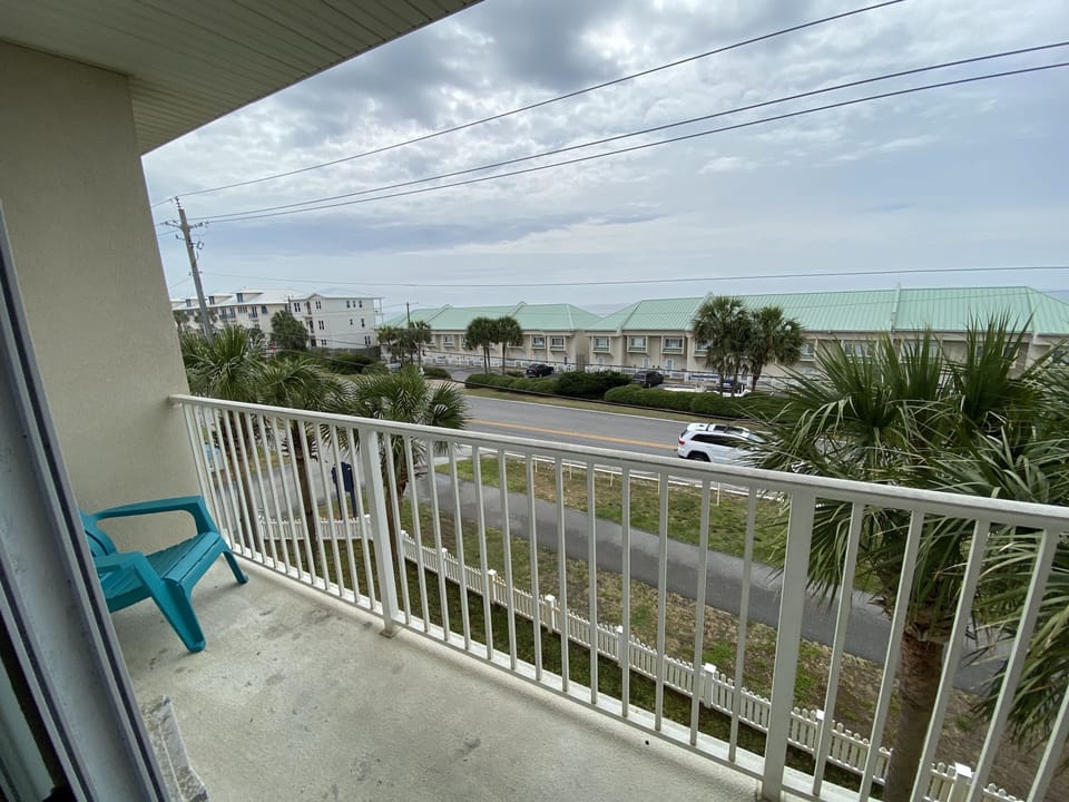 Enjoy the sea breeze from your private balcony with access from the master!