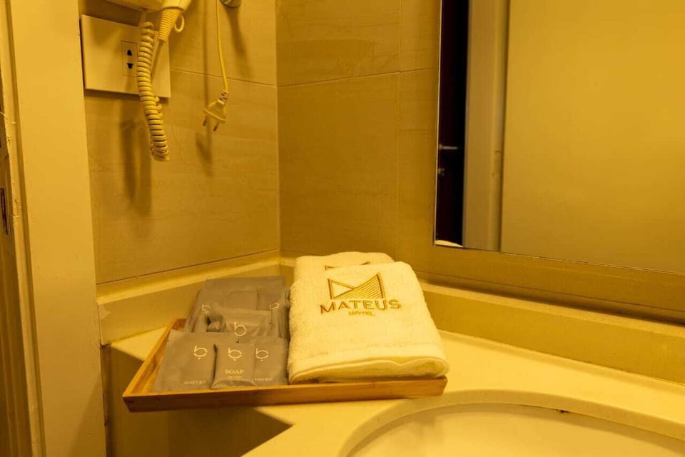 Superior Double Room | Bathroom | Shower, free toiletries, hair dryer, bathrobes