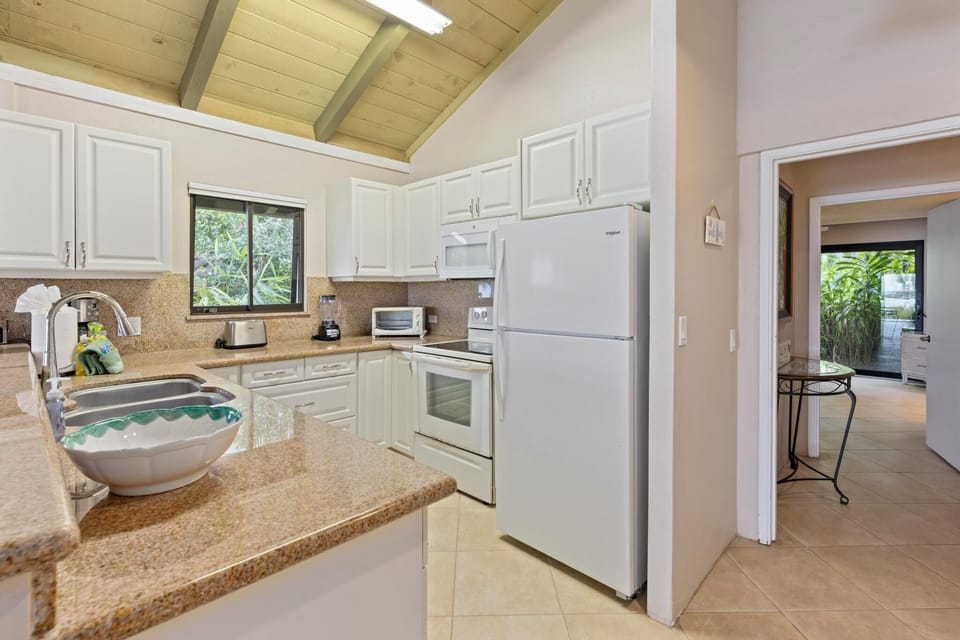 toaster, blender, and full-size appliances