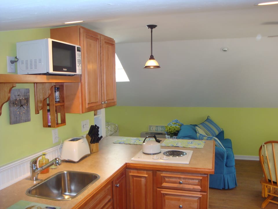 Kitchen area. 