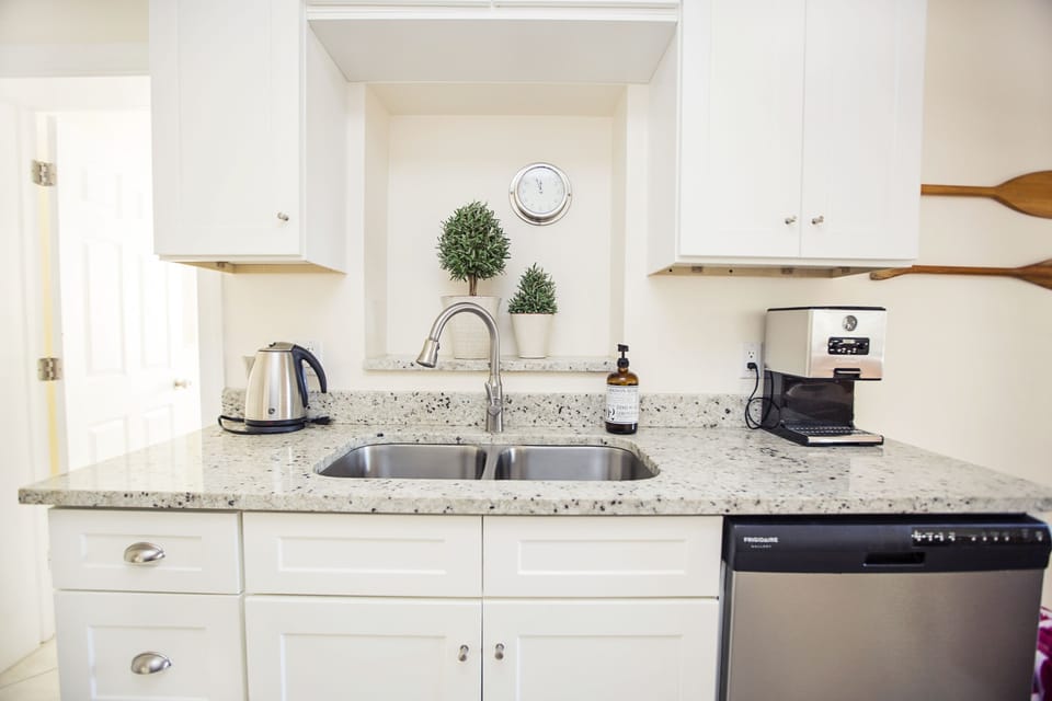 Our modern kitchen is equipped with everything you might need...