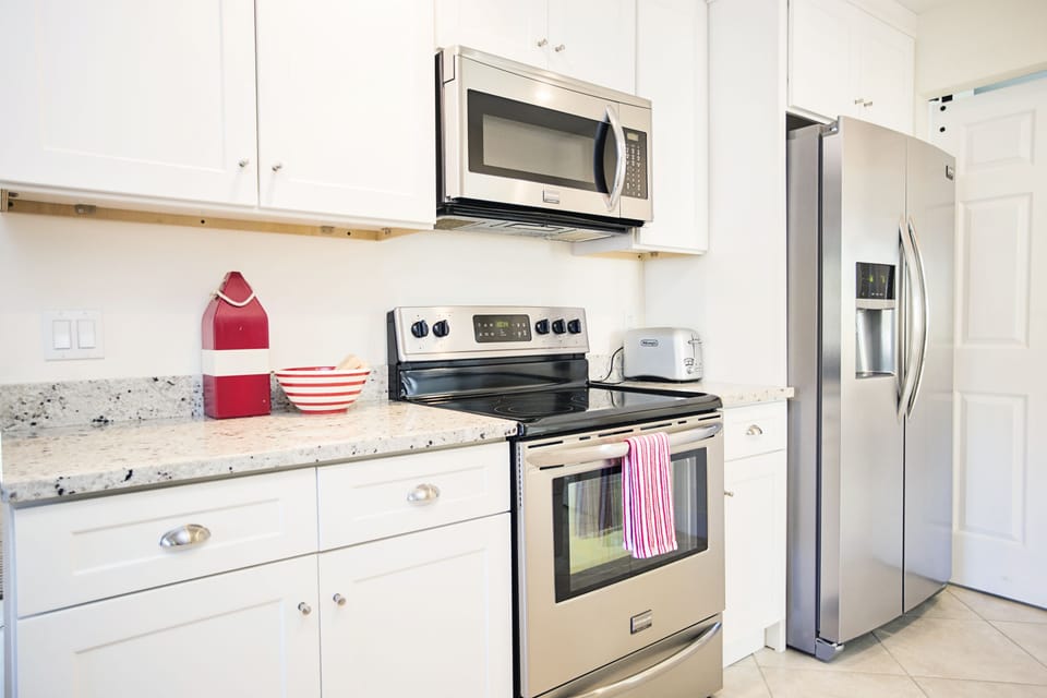 Our newly renovated kitchen invites you to explore new recipes...