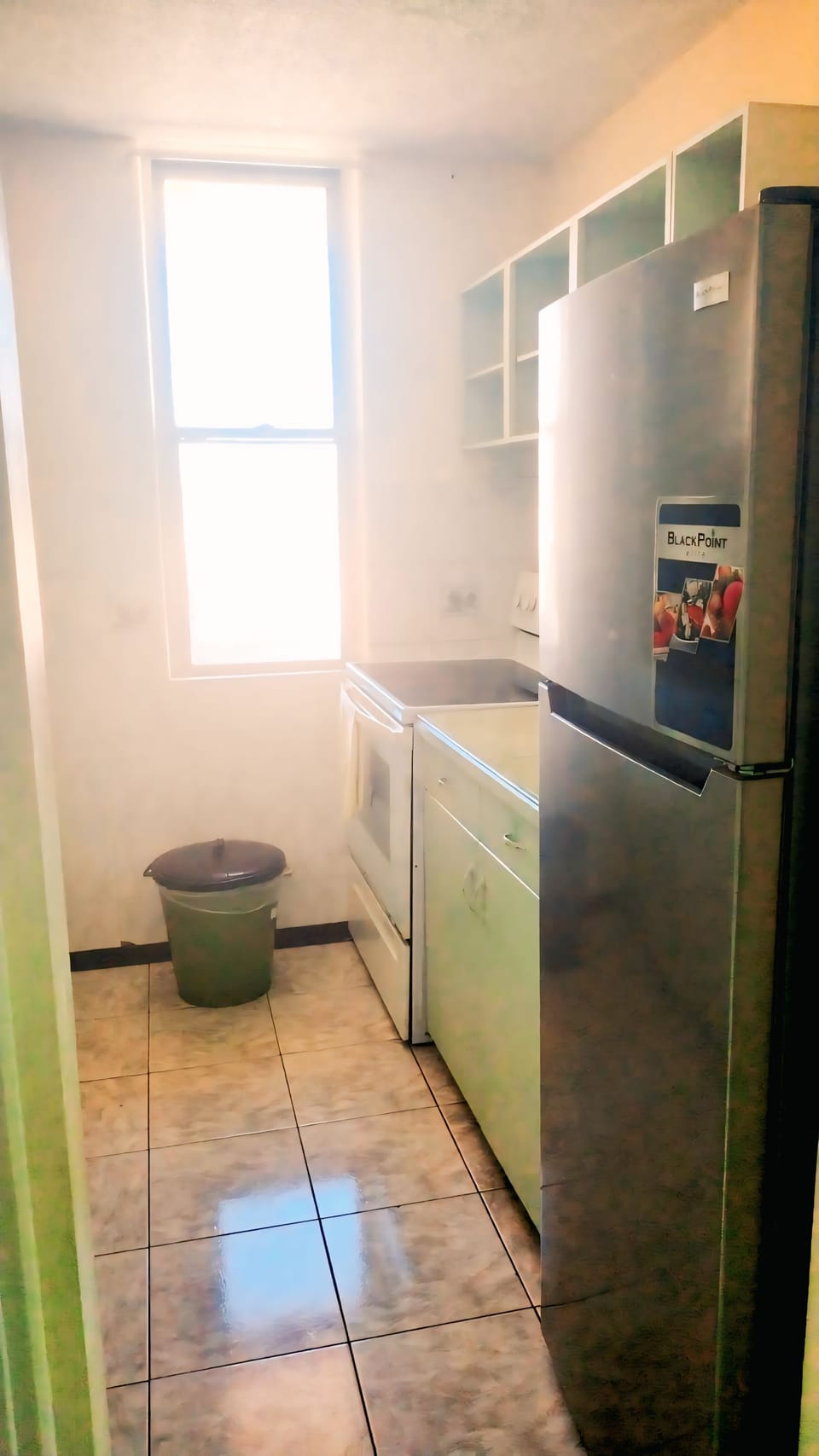 Kitchenette/ fully equipped / Refrigerator/ full Range electric stove & Basics