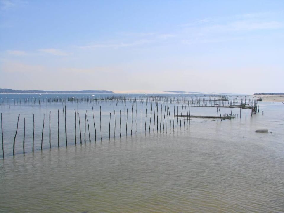 Bay of Arcachon famous for its oysters and its sand dune, 30 miles