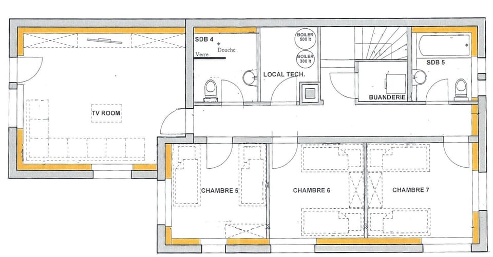 Floorplan - bottom floor