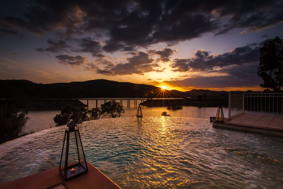 Enjoy sunset cocktails and star gazing on the pool deck