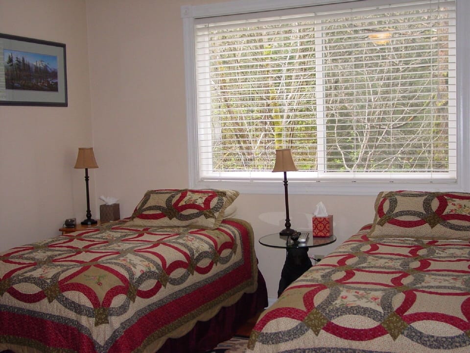 Bedroom 1 with 2 twin beds