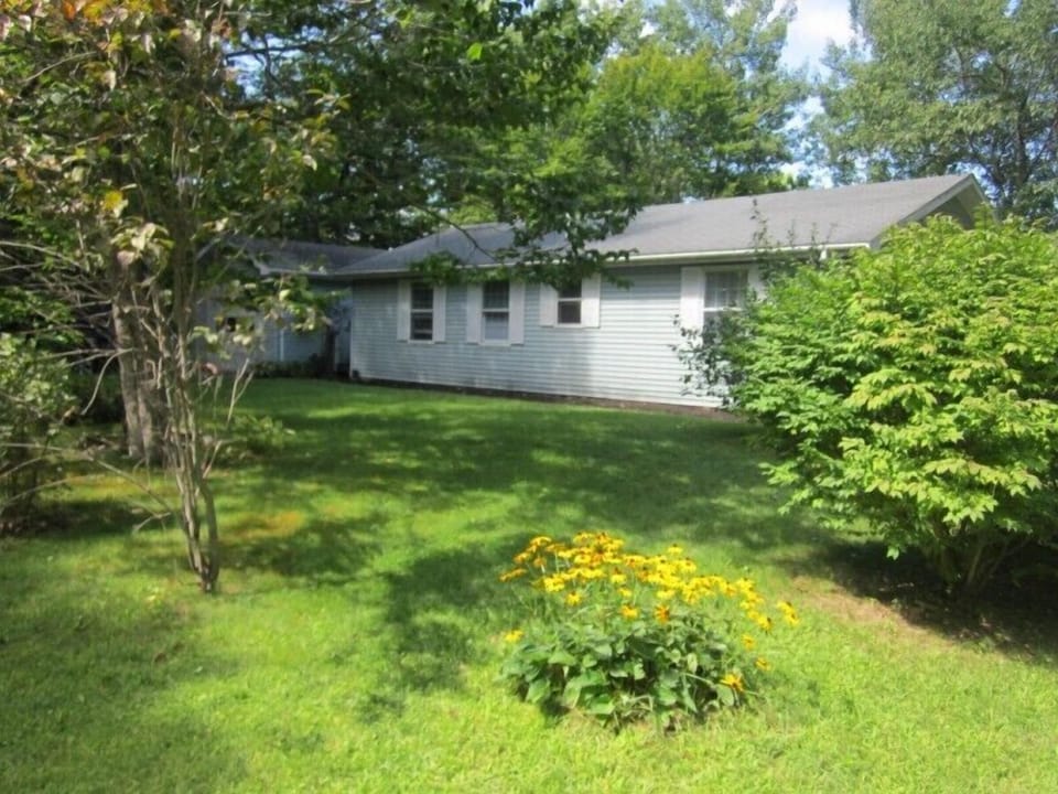 Exterior of home facing Bumpy Road
