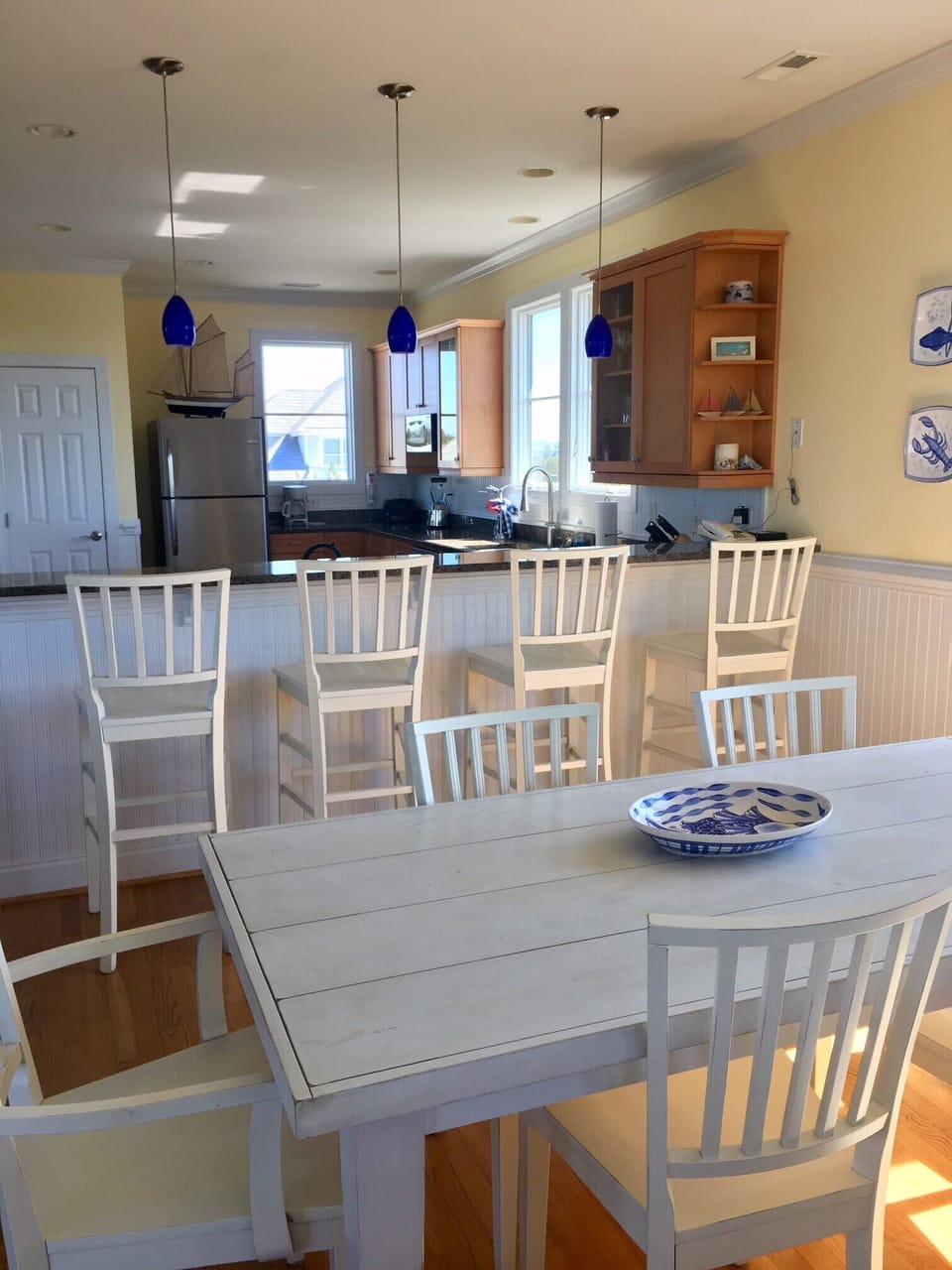 High top counter seating