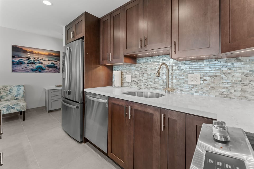 Brazilian cherrywood cabinetry!