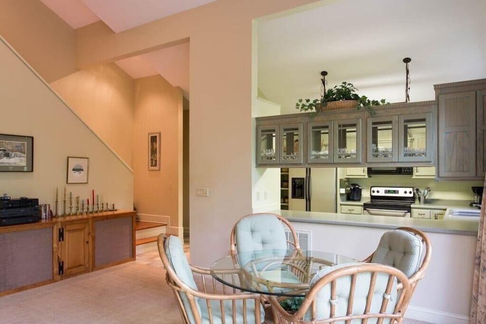Head up the stairs to the second level for two additional bedrooms and a full bath.