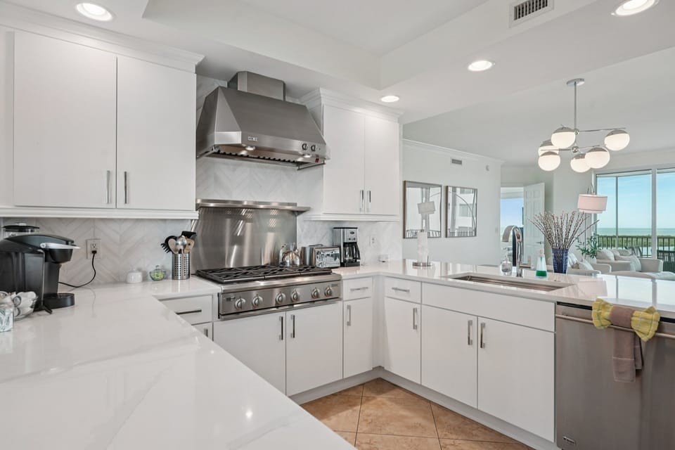 Updated chef's kitchen with GE Monogram appliances