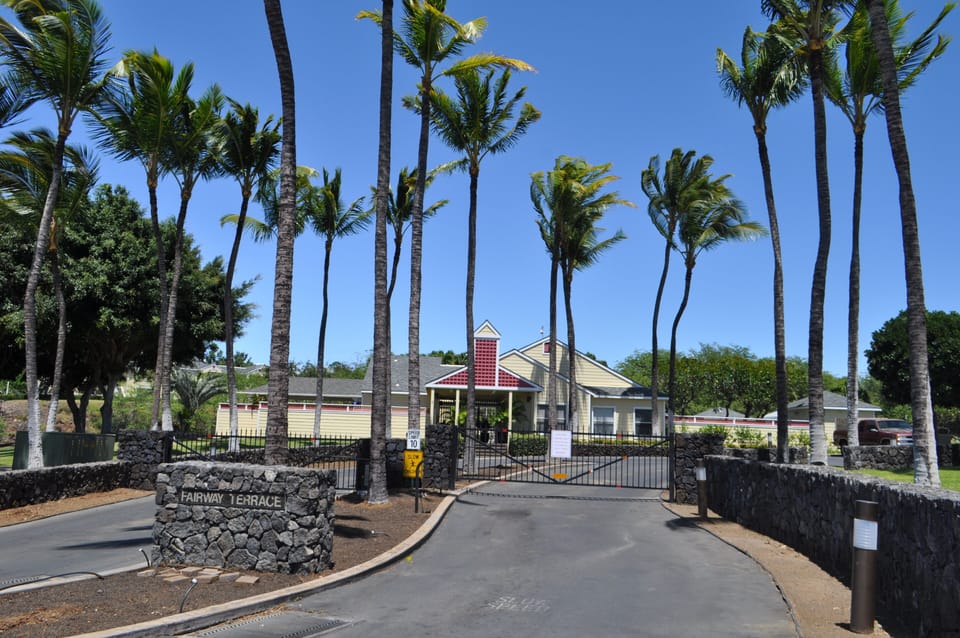 Gated Entrance to Fairway Terrace