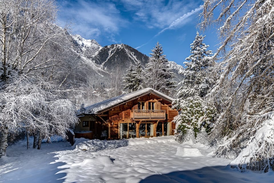 Quiet, residential area and walkable to Chamonix town centre