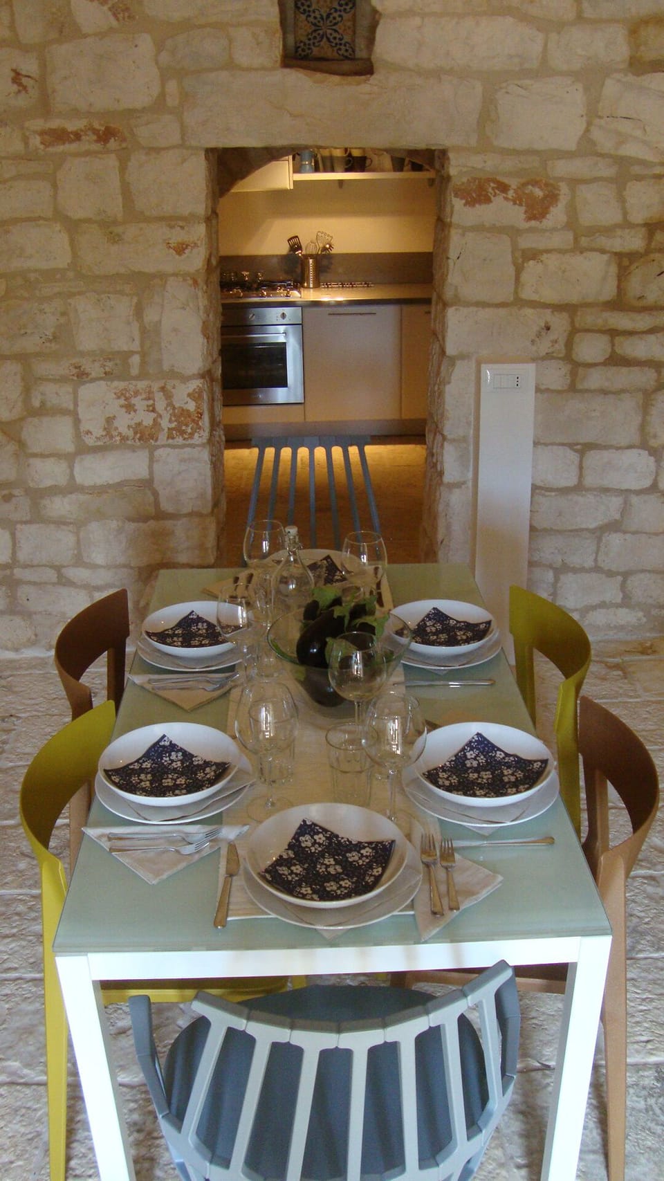 Dining Room - majestic room, in a trulli cone /w comfortable seating for six (6)