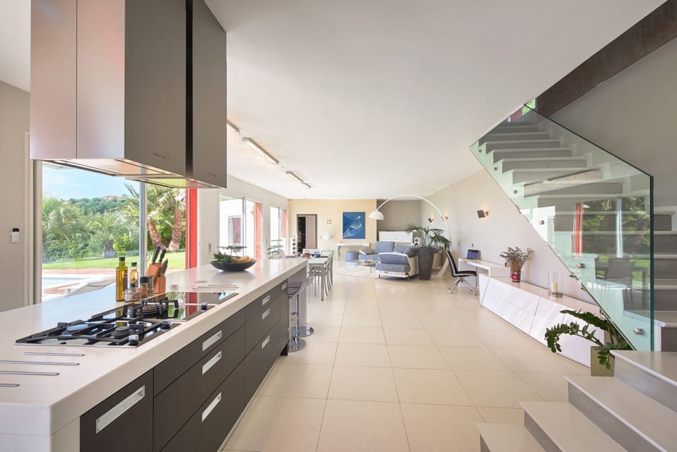 Open plan kitchen