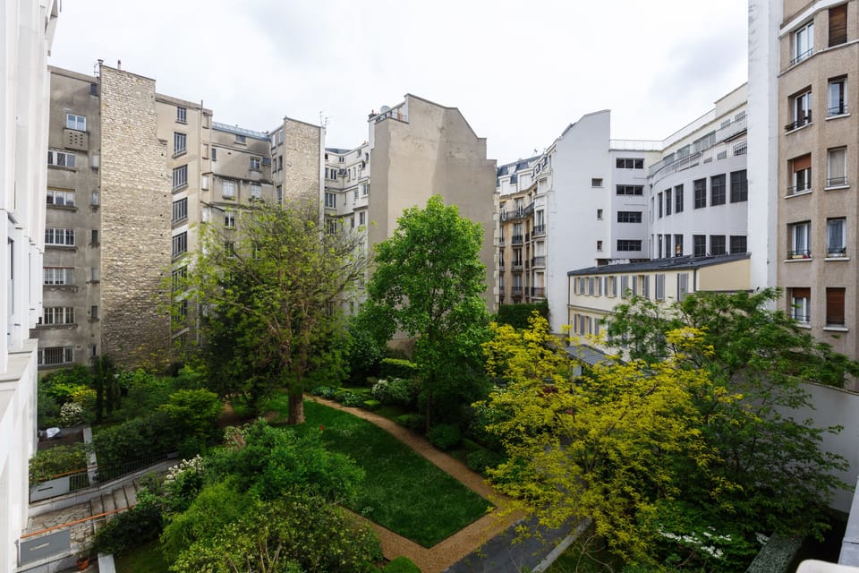 View of the courtyard from the Apartment.