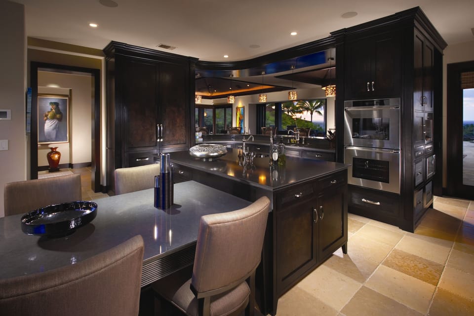 CHEF'S KITCHEN IS PERFECT FOR ENTERTAINING!  DOUBLE OVENS, 6-BURNER DACOR STOVE.