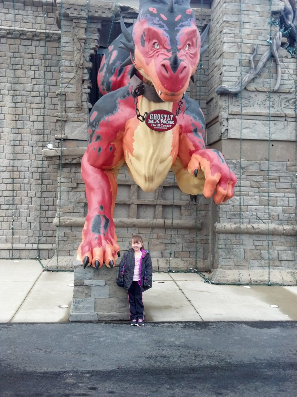 Ghostly Manor in Sandusky about 10 minutes away