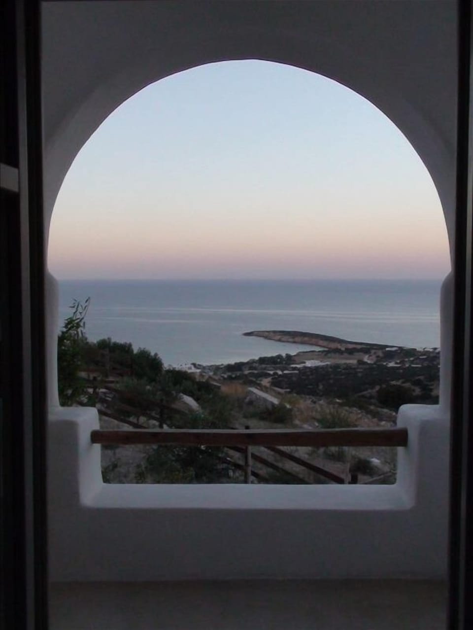 After the sun has set view from the patio