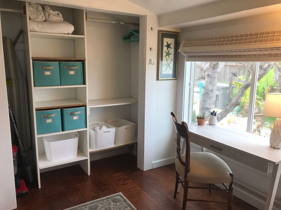 closet next to desk