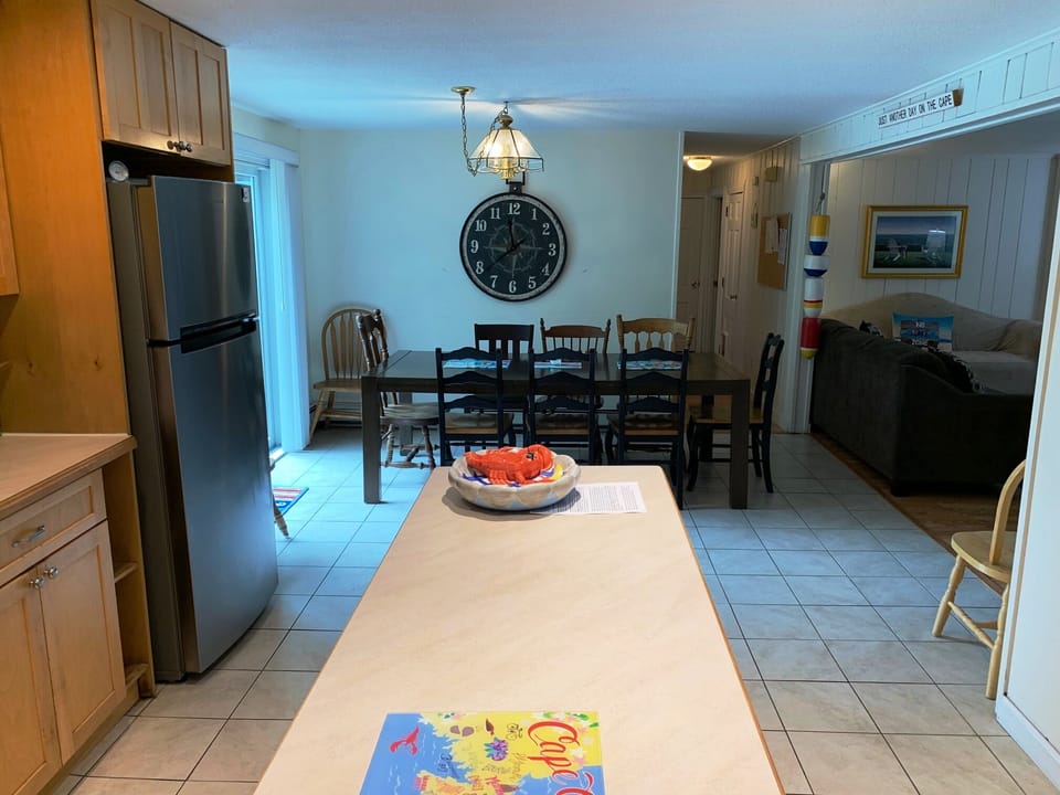 Kitchen Island into dining room & LR