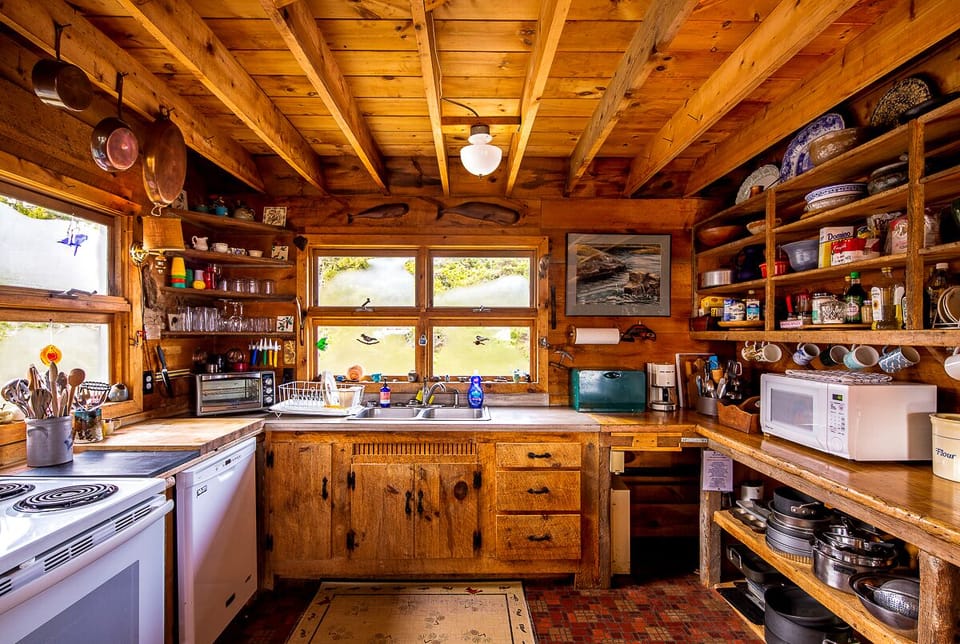 This large and open kitchen is the heart of the home.  