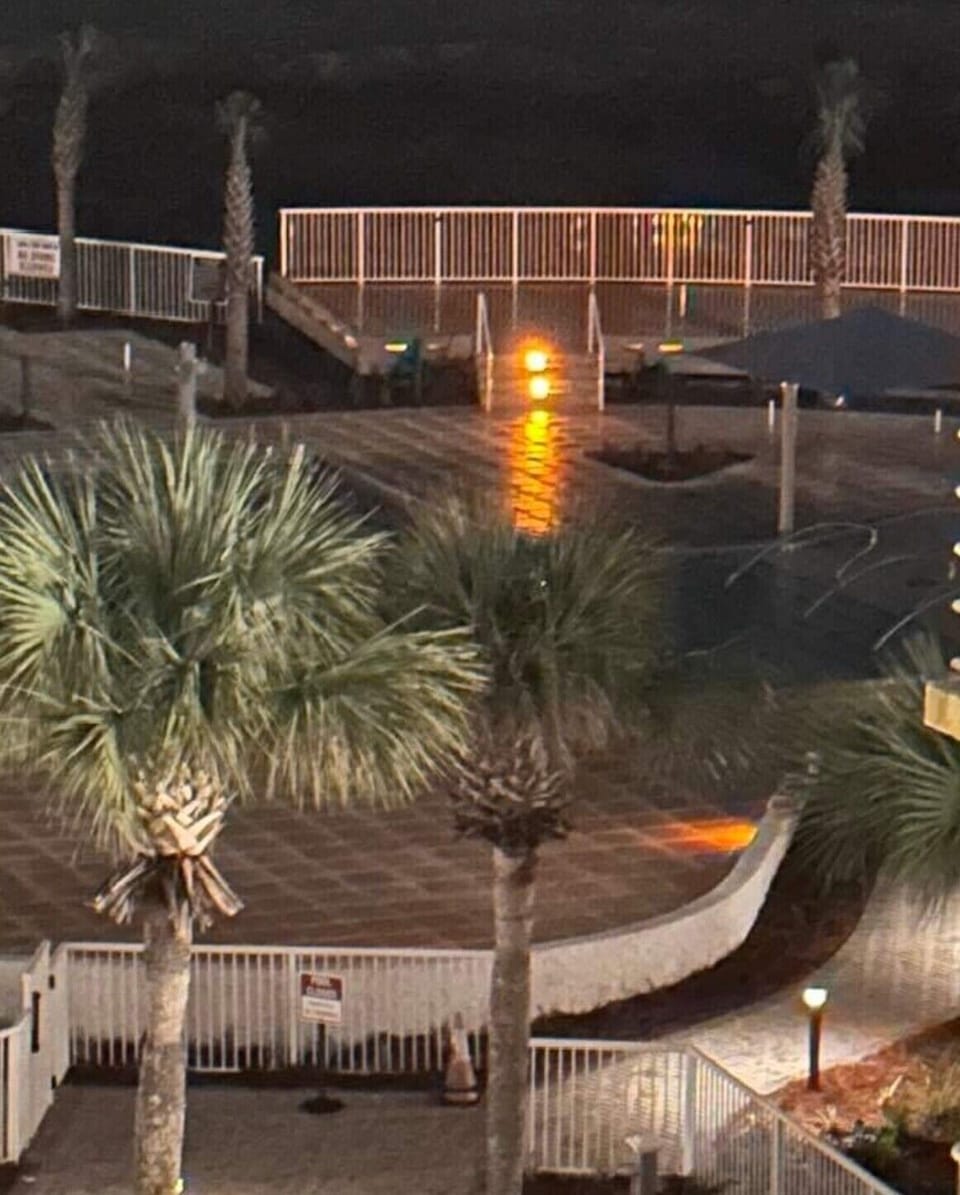 Nighttime in the Grilling Area