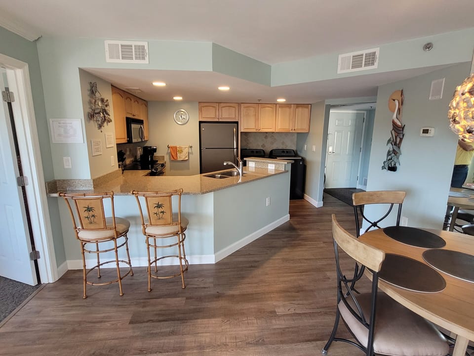 Kitchen and Dining area.