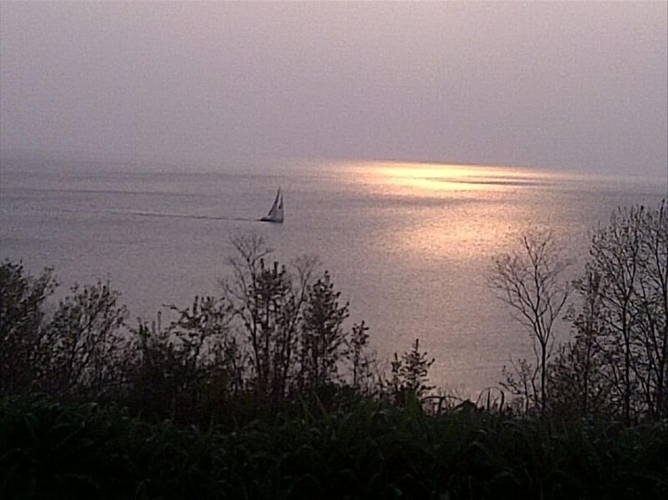 Sunset over Lake Michigan