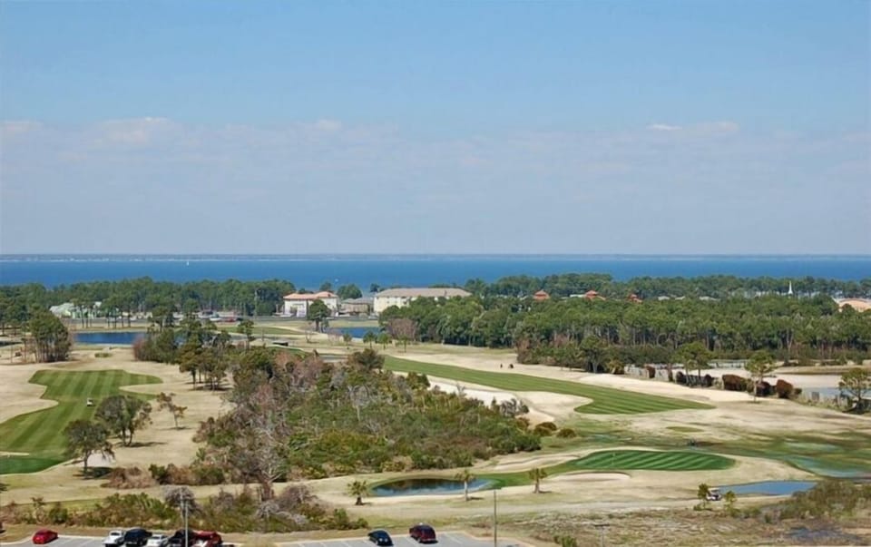 View of Bay and golf course to the North