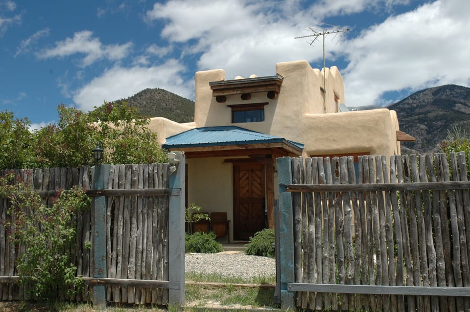 The cool mountains right behind the casita... come on in!