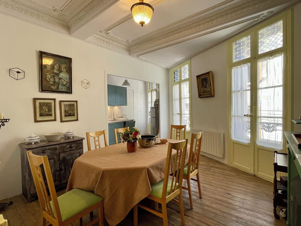 The dining room
