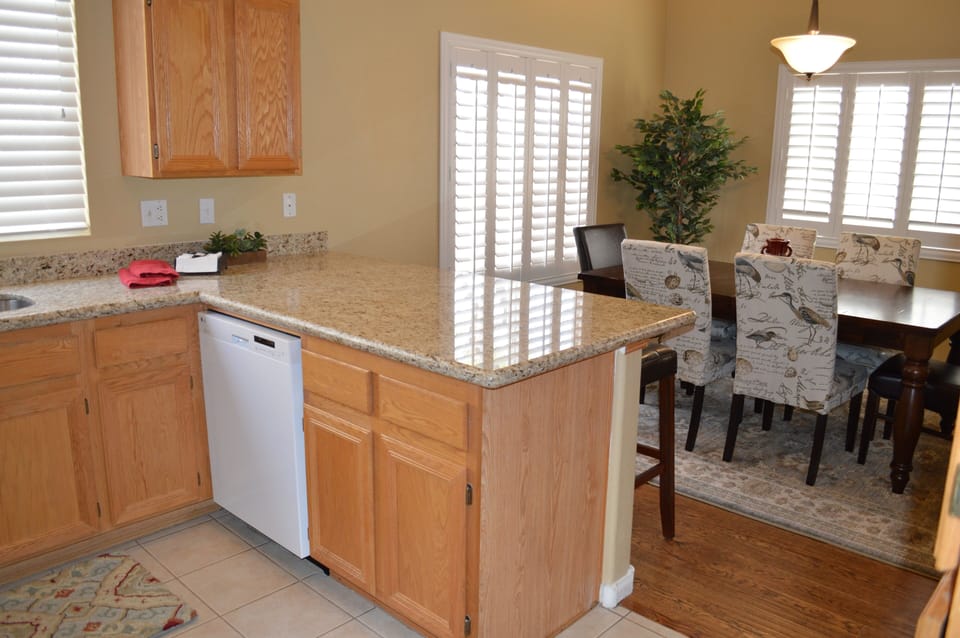 Kitchen and dining room