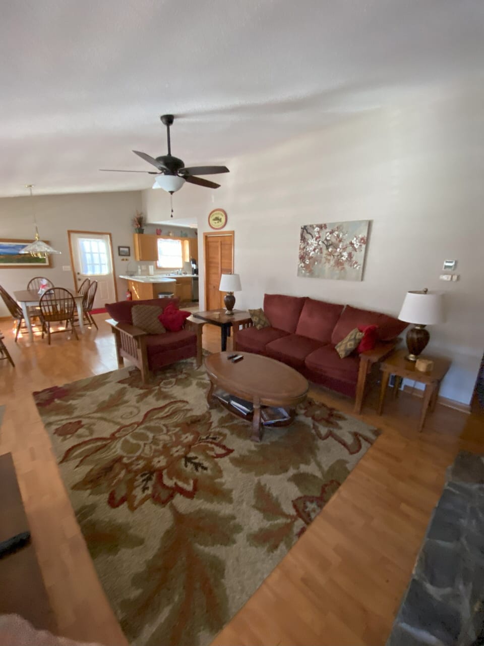 Wide view of Living Room