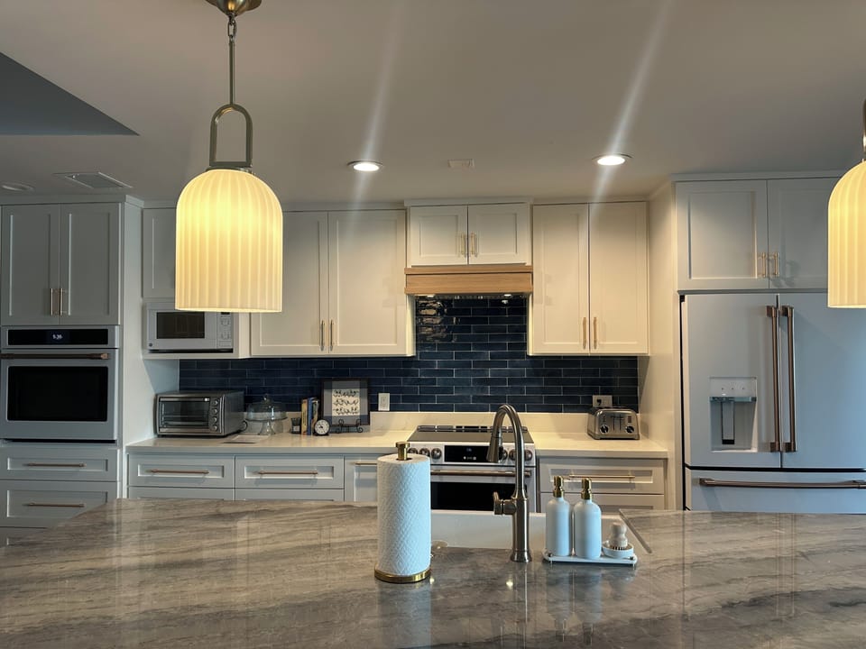 Long Island in galley kitchen