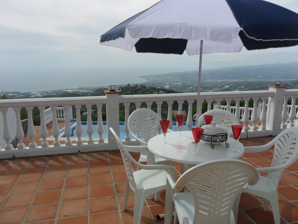 Terrace with outdoor table