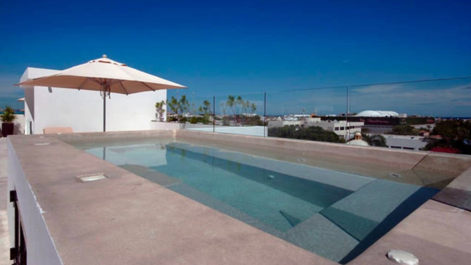 Pool Roof Jacuzzi