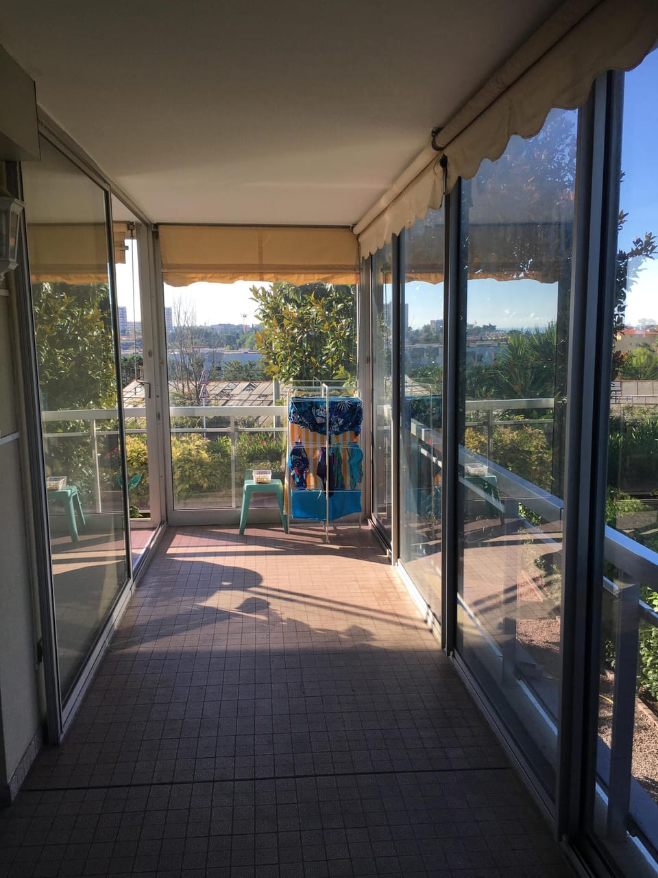 balcony from kitchen
